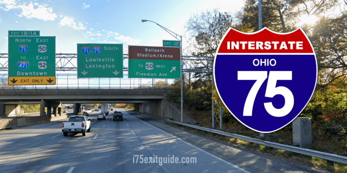 960x480-i-75-cincinnati-ohio-exit-1f Ohio I-75 Traffic | I-75 Exit Guide